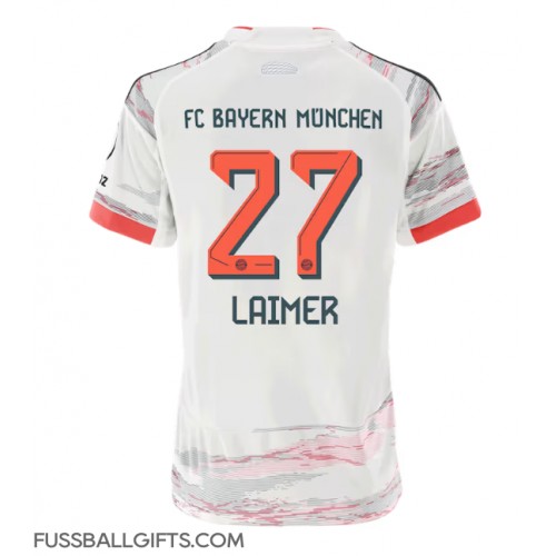 Bayern Munich Konrad Laimer #27 Fußballbekleidung Auswärtstrikot Damen 2025-26 Kurzarm